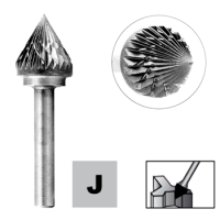 Фреза конусная - зенкер по металлу 8мм 60° тип J (KSJ)