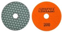 Алмазные гибкие шлифовальные круги EHWA Hexagonal Pads 7-STEP №200 100D